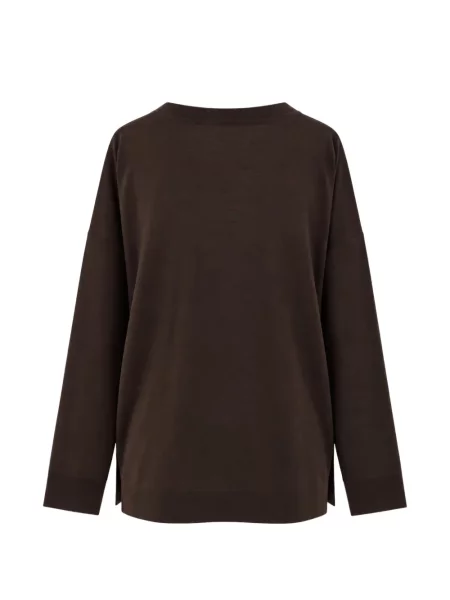 Tricou Jucca cu decolteu rotund maro
