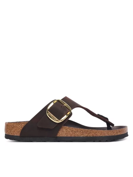 Japonki Birkenstock brązowe