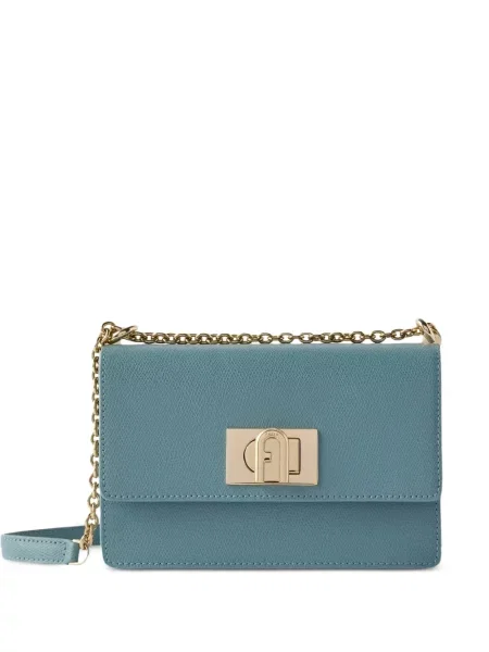 Geantă Furla din piele albastru