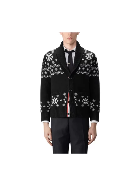 Kardigan Thom Browne czarny