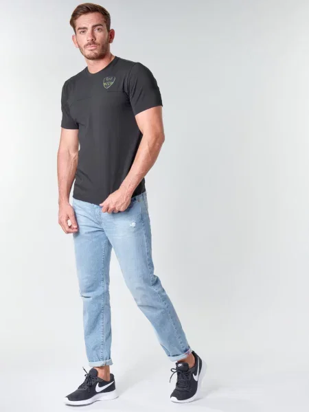 Fotbal tricou Emporio Armani Ea7 negru