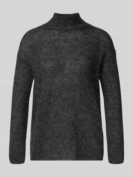 Sweter z dzianiny o kroju comfort fit z dodatkiem wełny model ‘TENNA’ Mm