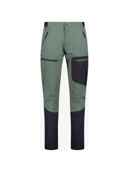 Spodnie długie CMP Hiking Ripstop Fabric turkusowa zieleń 54 zielone