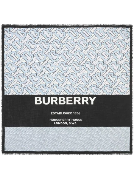 Fular Burberry albastru