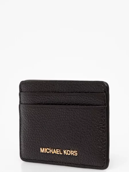 MICHAEL Michael Kors etui za kartice usnjeno rjava