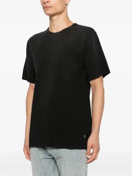 Tricou Antik Denim cu autograf negru