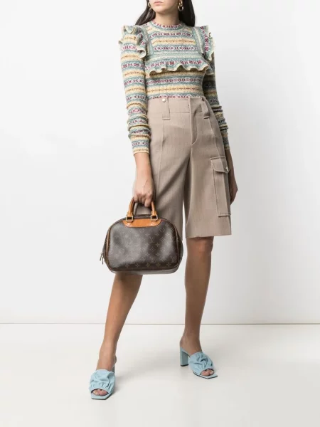Kabelka Louis Vuitton Pre-owned hnědá