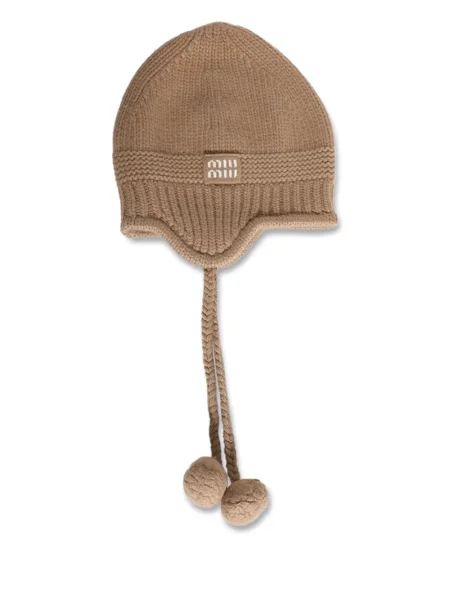 Căciulă Miu Miu cu broderie