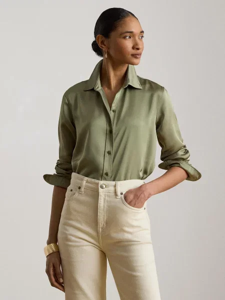 Lauren Ralph Lauren Bluză oliv