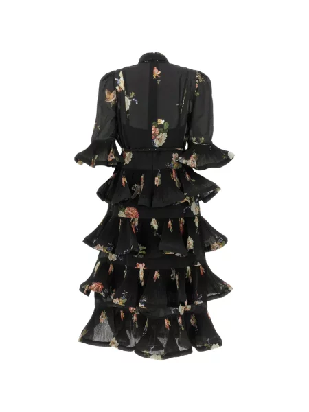 Rochie Zimmermann cu model floral cu imagine negru