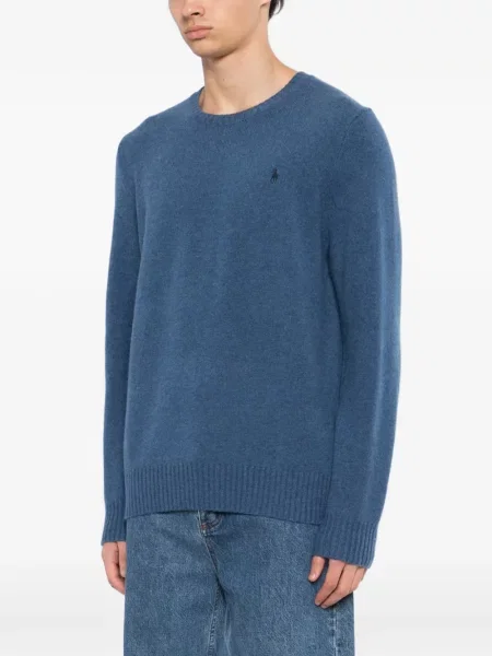 Sandale Polo Ralph Lauren cu autograf albastru
