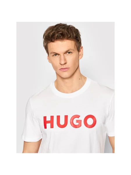 Hugo Majica Dulivio Regular Fit bela
