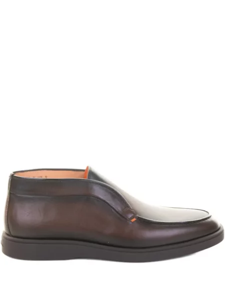 Botine Santoni din piele maro