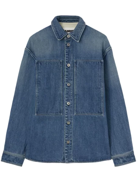 Cămașă de blugi Jil Sander albastru