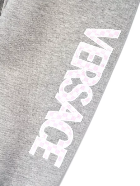 Dětské kalhoty Versace šedé