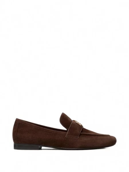 Pantofi loafer Tory Burch maro