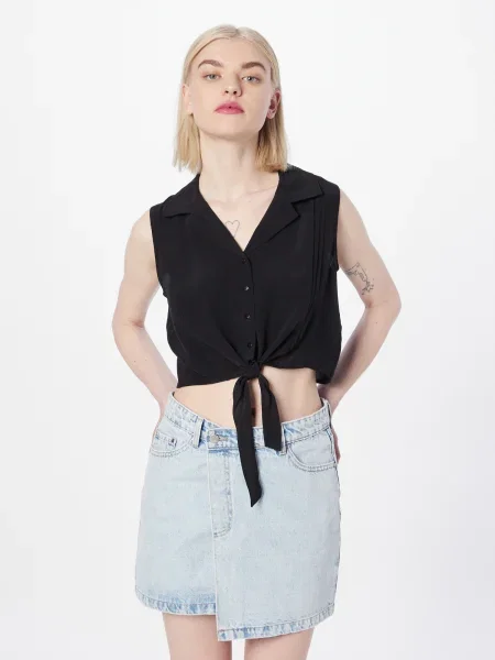 ABOUT YOU Bluză Vicky Shirt' negru