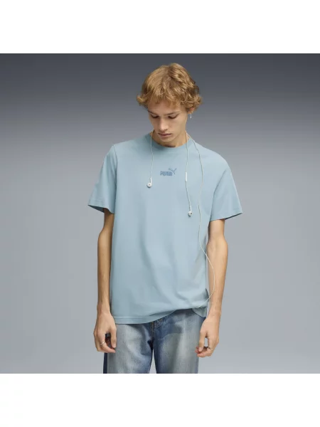 PUMA koszulka Essentials z małym logo No. 1 Odzież S niebieski