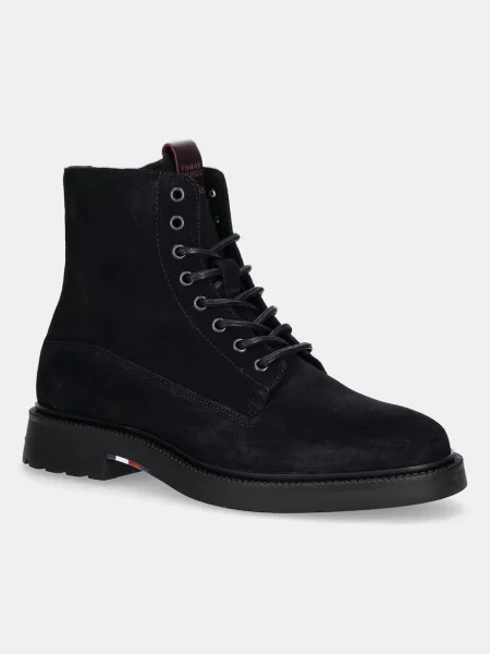 Tommy Hilfiger cizme din piele întoarsă COMFORT LWT SDE BOOT