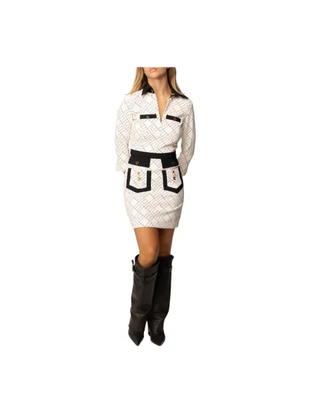 Rochie Elisabetta Franchi alb