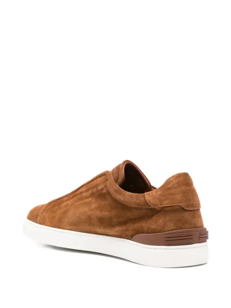 Chiloți John Harrison din piele de căprioară slip-on maro
