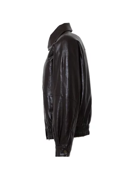 Geanta de piele Sword asimetrică maro