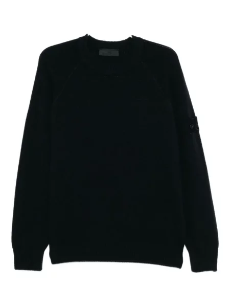 Pulover Stone Island cu strasuri albastru