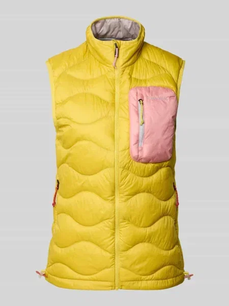 Kamizelka puchowa ze stójką Peak Performance żółta
