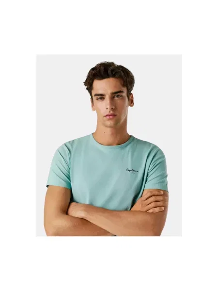 Pepe Jeans Tričko svetlomodrá modrá