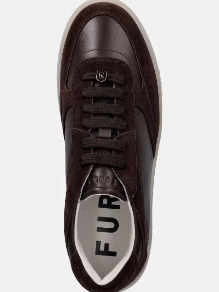 Fűzős csipkés sneaker Furla barna