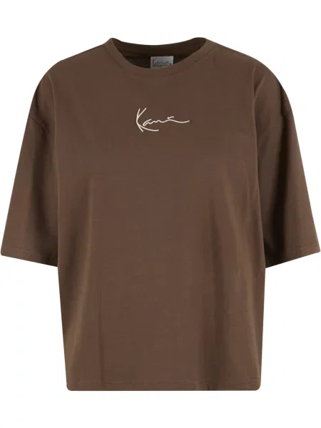 Karl Kani Tricou ciocolatiu alb