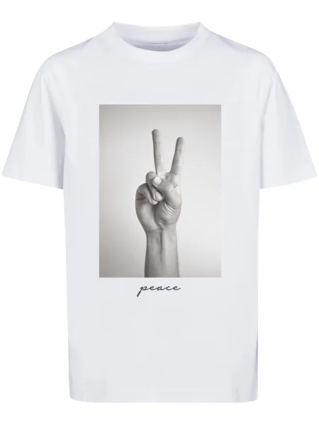 Тениска Mister Tee бяло