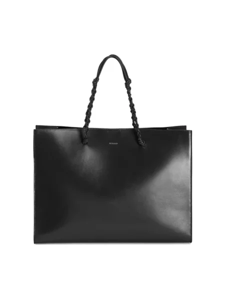 Torebka Jil Sander skórzana czarna