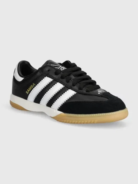 Adidas Originals sneakersy skórzane Samba MN czarny białe