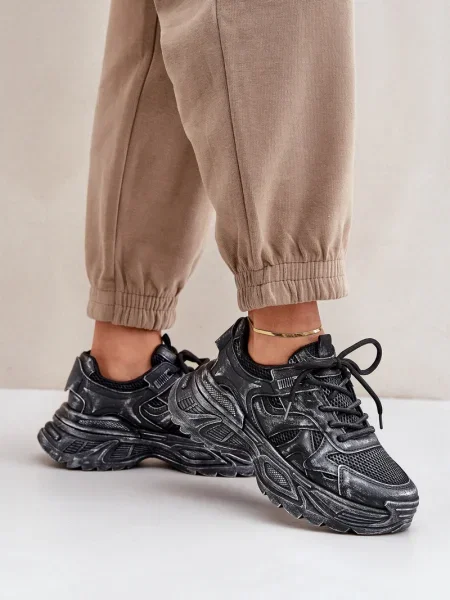 Tenisky Fl1 na platformě černé