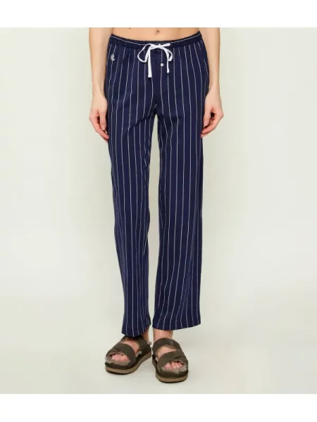 LAUREN RALPH LAUREN Pizsama nadrág | Relaxed fit kék