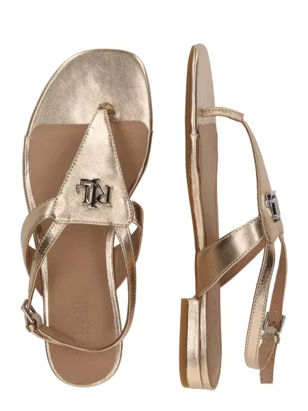 Pantofi Lauren Ralph Lauren auriu