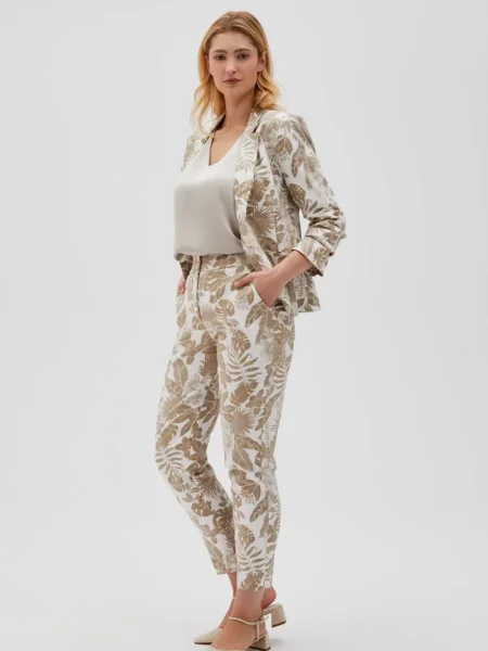 Pantaloni Marisse alb