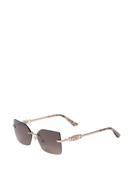 Ochelari de soare Guess cu imprimeu geometric maro