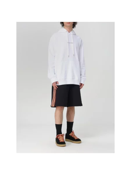 Bluza z kapturem Lanvin z kapturem biała