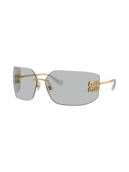 Saulės akiniai Miu Miu Eyewear auksinė