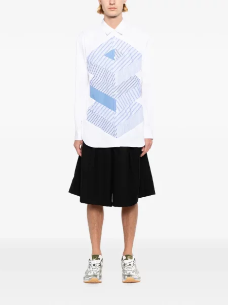 Prugasta košulja Comme Des Garçons Shirt bijela