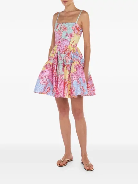Rochie mini Mary Katrantzou cu model floral cu imagine