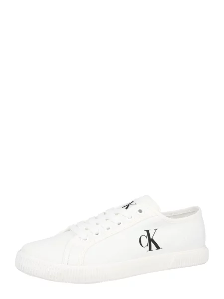 Calvin Klein Jeans Teniși Ess Vulc Low Cv Mg Wn alb
