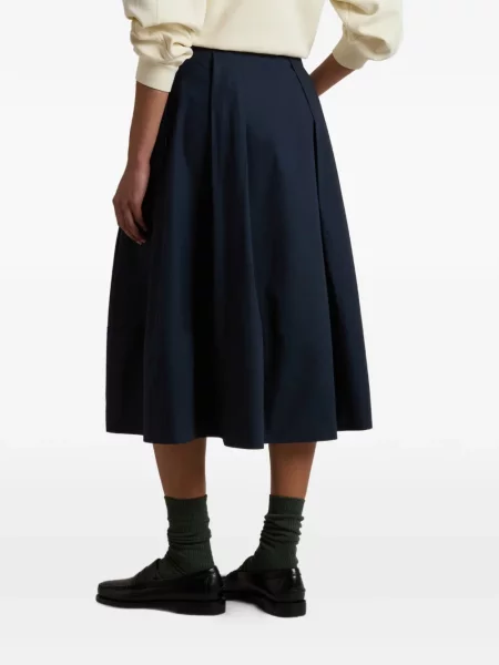 Fusta plisata Woolrich albastru