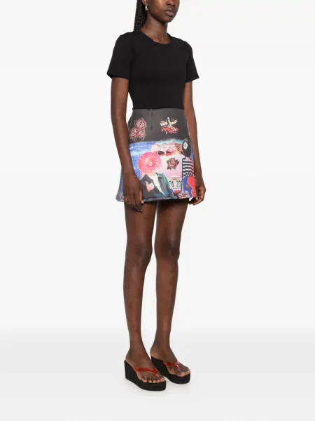 Scurt rochie The Artistylist cu imagine negru