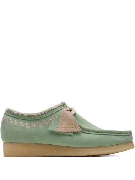 Pantofi loafer Clarks Originals verde
