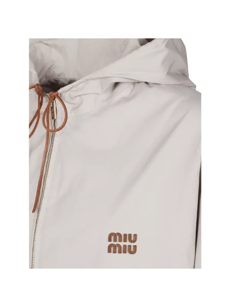 Lekka kurtka Miu Miu szara