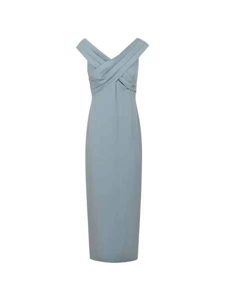 Rochie midi Lauren Ralph Lauren albastru