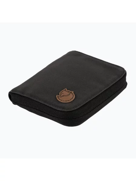 Fjällräven Zip Wallet Dark Grey Unisex Portfel Fjällräven Size: One size szary